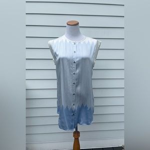 Veronica Beard Silk Striped Tunic Top- size 10